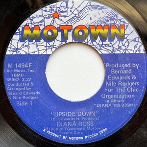 【試聴 7inch】Diana Ross / Upside Down 7インチ 45 muro koco フリーソウル MC Lyte Missy Elliott Chic