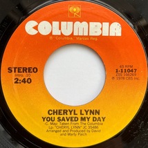 【試聴 7inch】Cheryl Lynn / You Saved My Day 7インチ 45 muro koco フリーソウル サバービア _画像1