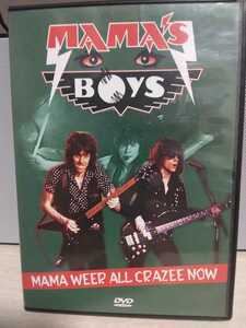 ☆MAMA’S BOYS☆MAMA WEER ALL CRAZEE NOW【レアライヴ盤】ママズ・ボーイズ DVD 廃盤