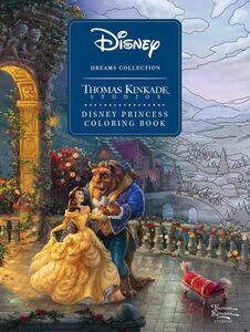 ★新品★送料無料★トーマス・キンケード : ディズニー プリセンス版 カラーリングブック★Disney Dreams Princess Thomas Kinkade★