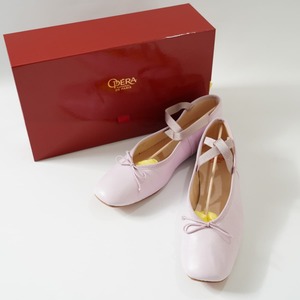 22SS OPERA opera IENA Iena special order ballet shoes CROSANOB Flat leather pink size 37 23cm