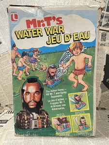 ☆1980年代/ミスターT/プレイセット即決ビンテージ/特攻野郎Aチーム/Mr.T's Water War Playset(80s/with box) TV-012