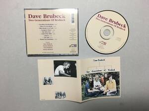 DAVE BRUBECK TWO GENERATIONS OF BRUBECK US盤