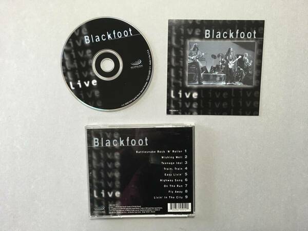 BLACKFOOT LIVE US盤