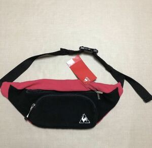  new goods * unused Le Coq belt bag waist bag * QA-681563U (BLK)
