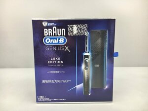 電動歯ブラシ オーラルB ジーニアスX ラグジュアリーエディション D706.526.6XC TG チタングレーA ブラウン BRAUN 未使用 2301LT181