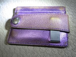 A Bathing Ape カードケース BAPE 紫