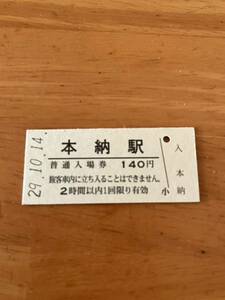 JR東日本 外房線 本納駅（平成29年）