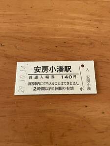 JR東日本 外房線 安房小湊駅（平成29年）