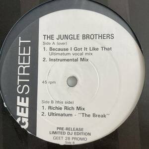 The Jungle Brothers - Because I Got It Like That 12 INCH