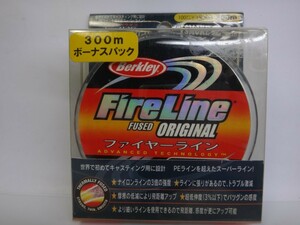 Berkley FireLine SMOKE 25lb 　バークレー ファイヤーライン　300m ボーナスパック (100mx3連結)　2.0号 スモーク　PEライン