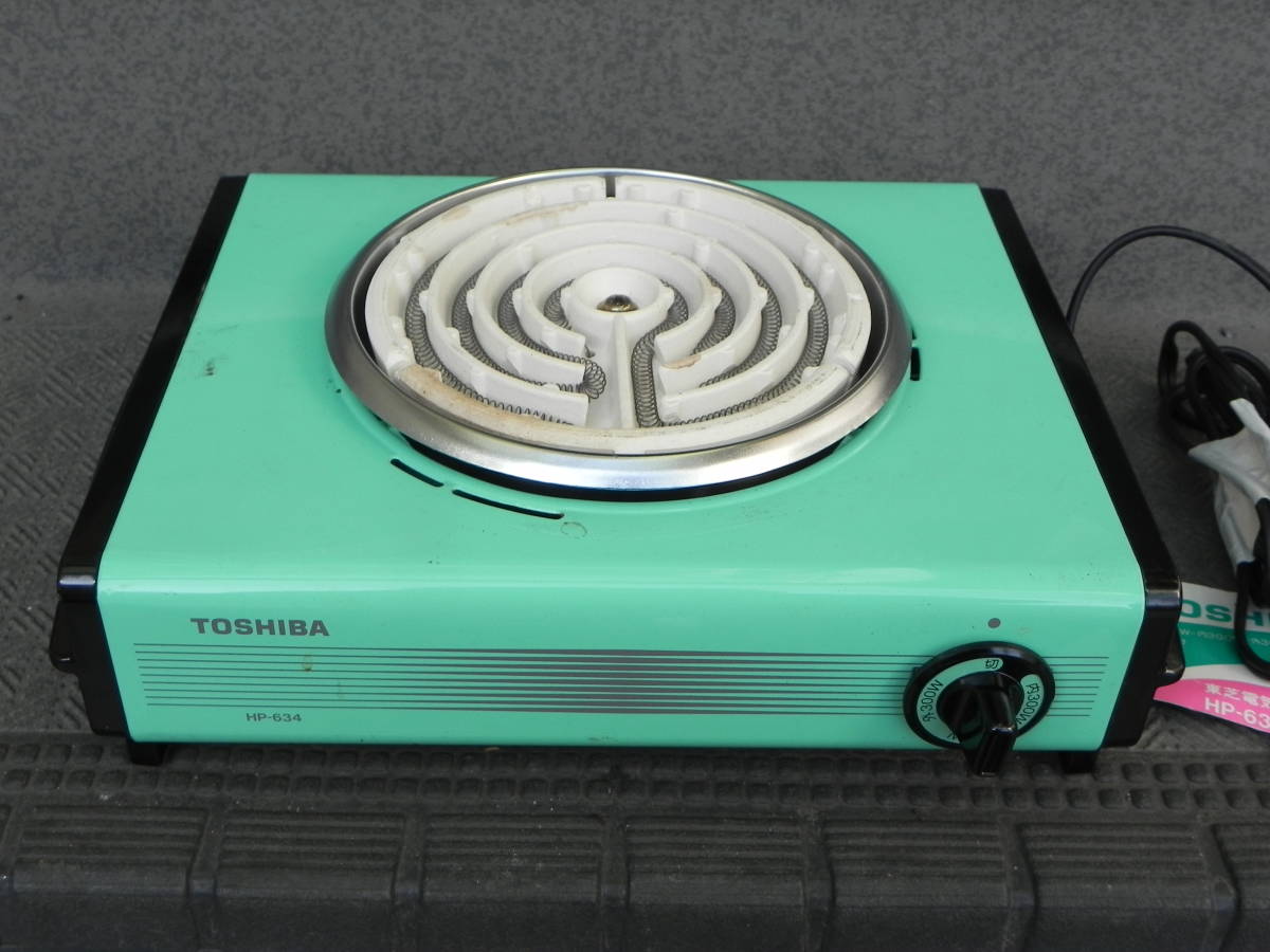 輸入輸入東芝 電気コンロ HP-634 レトロ 食器 | purcellcom.com