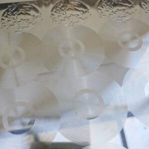昭和レトロ シルバープレート 金属プレート バラ 植物柄 薔薇 葡萄 デザート皿 盛り皿 japanese retro の画像5