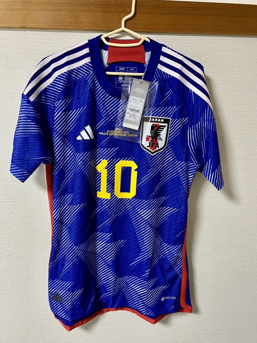 サッカーW杯 日本代表オーセンティックメモリアルユニフォーム M 限定