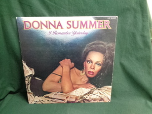 ドナ・サマーDONNA SUMMER/アイ・リメンバー・イエスタデイI REMEMBER YESTERDAY●LP