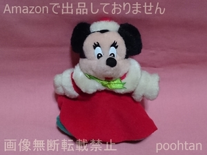 @ Disney Land official Christmas soft toy badge Minnie Mouse the first period 