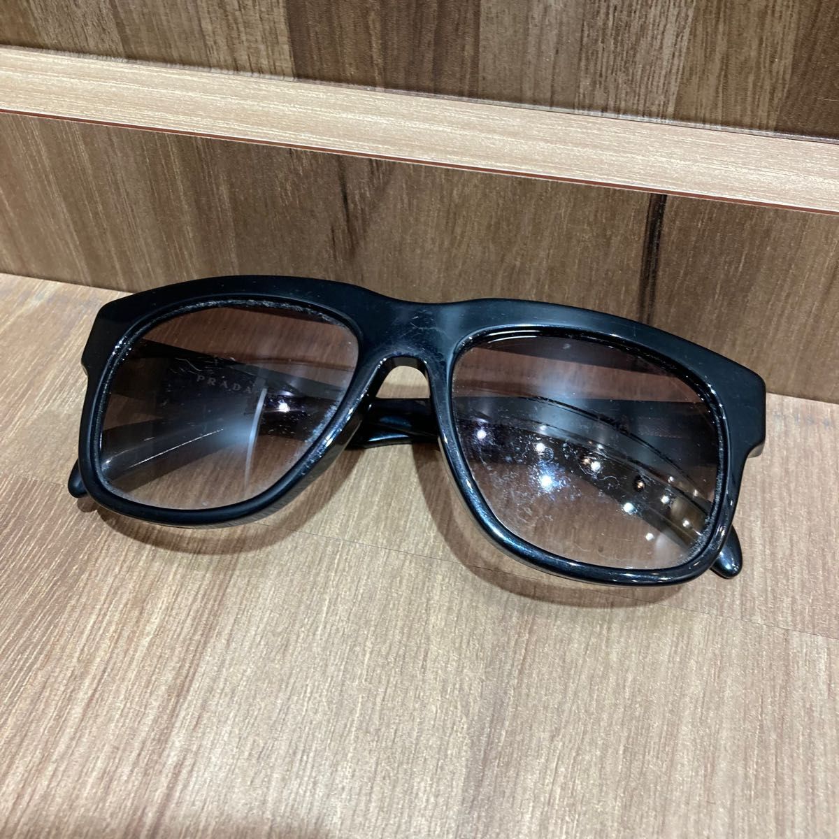 極美品!)PRADA プラダ マーブル SPR12XF サングラス レディース