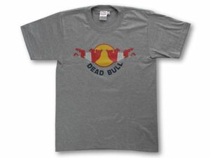 デッド・ブル(DEAD BULL)柄Tシャツ(サンドグレー)／サイズM