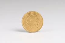 旧2円金貨 明治3年 重さ：約3.3g 旧二圓金貨 明治三年 近代金貨 コイン 古銭 貨幣_画像2