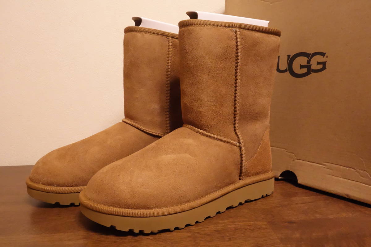 極上品 UGG australia CLASSIC SHORT アグ クラシック ショート 羊革