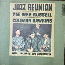 19795 ★盤未使用に近い PEE WEE RUSSELL & COLEMAN HAWKINS/JAZZ RE UNION_画像1