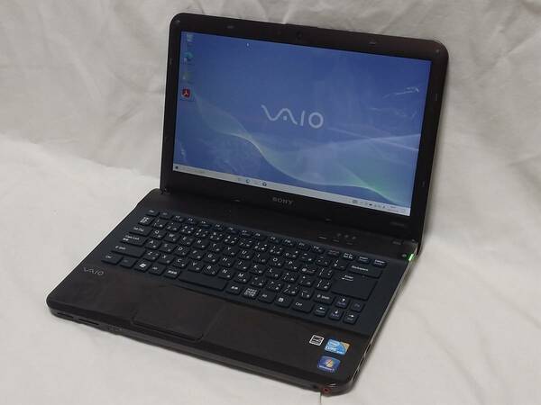 【高速SSD/Bluetooth/Webカメラ/Felica搭載】SONY VAIO VPCEA4AFJ【Windows10Home】Core i5-560M 2.67GHz メモリ4G SSD 240GB 14inch液晶