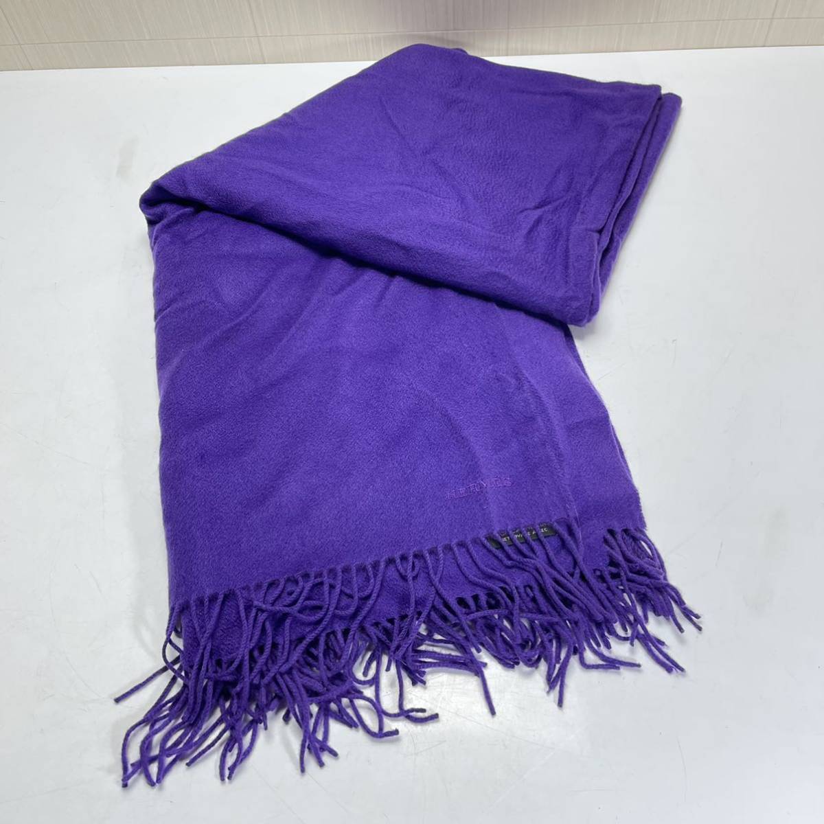 ヤフオク! -エルメス 大判ストール カシミヤの中古品・新品・未使用品一覧