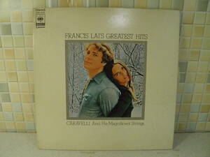 【中古品】FRANCIS LAI’S GREATEST HITS CARAVELLI And His Magnificent Strings　LP盤