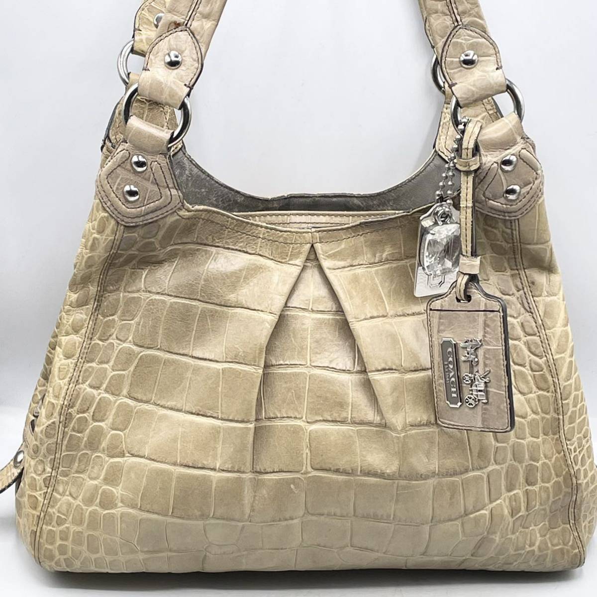 ヤフオク! -「コーチ 型押し バッグ」(ハンドバッグ) (女性用)の落札