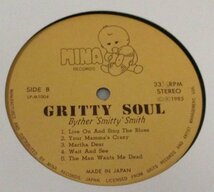 ☆彡 Blues 国内盤 Byther Smith / Gritty Soul [ 国内盤 JPN ONLY LP ORIG '85 Mina Records LP-M1004]_画像4