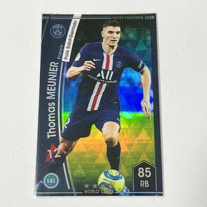 ♪♪WCCF FOOTISTA 2020 トーマス・ムニエ Thomas Meunier Paris Saint-Germain RU後 ♪三点落札で普通郵便送料無料♪