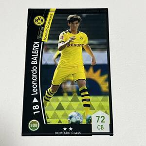 ♪♪WCCF FOOTISTA 2020 EX レオナルド・バレルディ Leonardo Balerdi Borussia Dortmund RU前 ♪三点落札で普通郵便送料無料♪