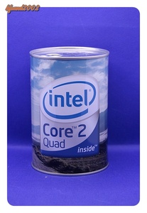 CPU　Intel　インテル　４５万円貯まる　貯金箱　未使用品！　intel core2Quad 