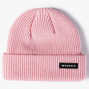 ユニセックス 男女兼用 ニットワッチ ニットビーニー お揃い ペア プレゼント ギフト UNISEX KNIT Beanie ピンク