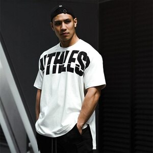 【送料無料】TAIGER Tシャツ RUTHLESS 白 Mサイズ☆トレーニング ジムウェア