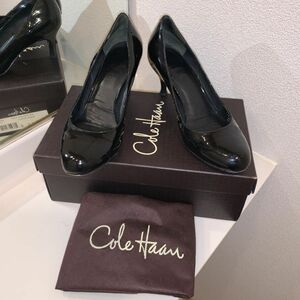 定価4万！送料込！コールハーン　COLE HAAN エナメルパンプス