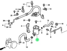 【ホンダ純正/正規品】シビック TypeR EK9 パワーステアリングオイル タンクCOMP EK2 EK3 EK4 新品未使用_画像2