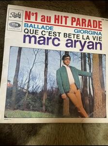Marc AryanNumro 1 Au Hit ParadeフランスORG フレンチポップ