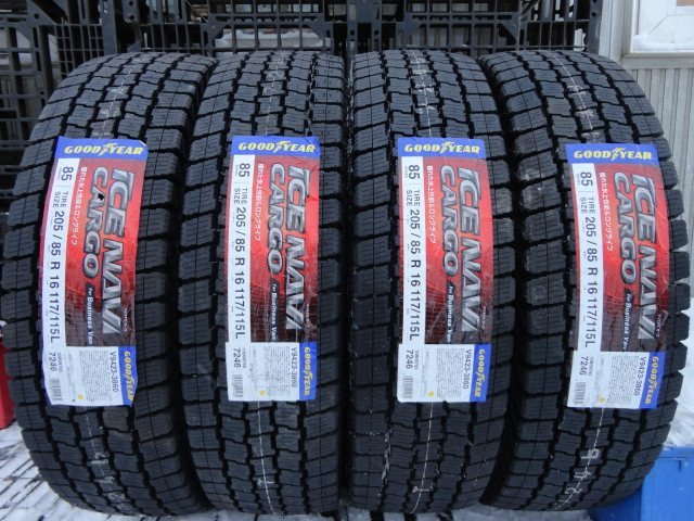 ●4063 #2022年製# 新品 GOODYEAR ICENAVI CARGO 205/85R16 117/115L 4本 2022年製