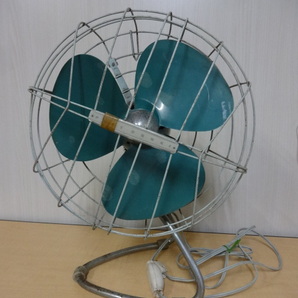 アンティーク扇風機 富士電機 3枚羽扇風機 30cm 当時物 昭和レトロ 動作確認済みの画像1