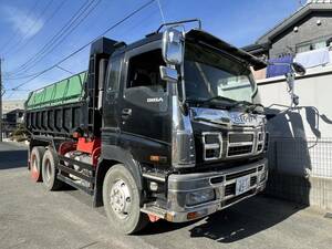 値下げ交渉OK ベッドincluded 小平産業製 土砂Dump truck 7速MT 荷台内寸 5.1ｍ×2.2ｍ Frameキレイ engineキレイ Isuzu Giga 自重計