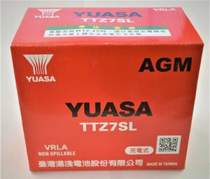 新品 台湾 YUASA ユアサ バッテリー TTZ7SL 充電済 即使用可能