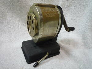 * used Boston BOSTON pen sill sharpener pencil sharpener black body american antique in dust real industry series stationery old tool 