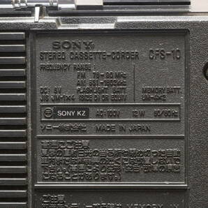 K678 SONY ソニー ラジカセ CFS-10の画像8