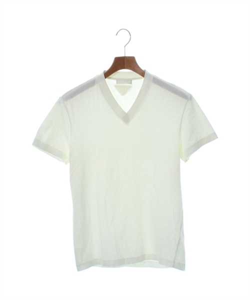 新品 未使用 PRADA プラダ メンズ Ｔシャツ ホワイト 白 S Tシャツ/カットソー(半袖/袖なし) セールサイト