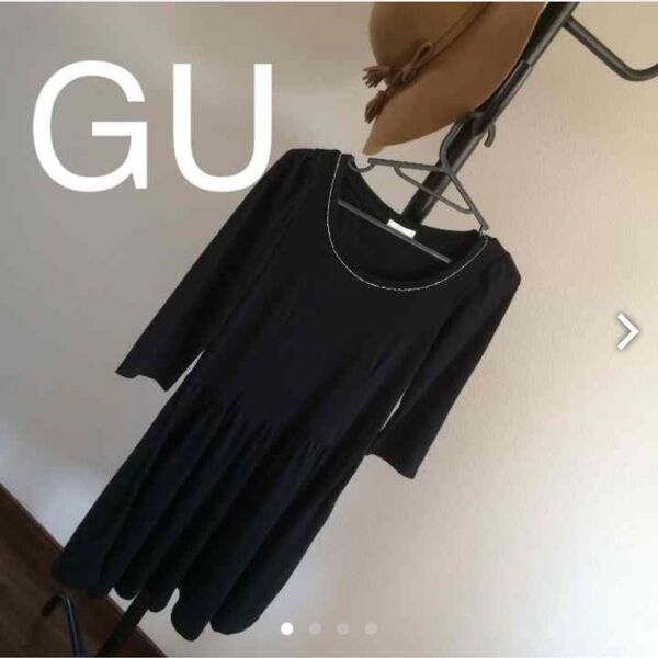 使用感あり GU ジーユー カットソー ワンピース
