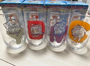 新品　未使用　ラブライブサンシャイン　Aqours 一番くじ　グラス　津島善子　高海千歌　黒澤ダイヤ　小原鞠莉 4種セット　