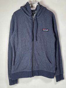 【SP17】Patagonia パタゴニア ライトウェイト フルジップ フーディー 波タグ パーカー 39505 杢青 S