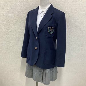 (Y)I665 ( used ) Yamagata prefecture Yamagata .. high school old uniform 3 point set / rare / smaller /155A/W66/ blaser / skirt / blouse /ONUMA/ winter clothes / uniform / private / school uniform 