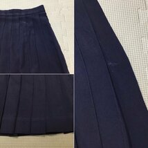 O666 (中古) 香川県 高松市立 紫雲中学校 セーラー服 上下 2点セット/BM/W62/紫1本/セーラー/スカート/夏服/制服/学生服/女子学生/中学_画像10